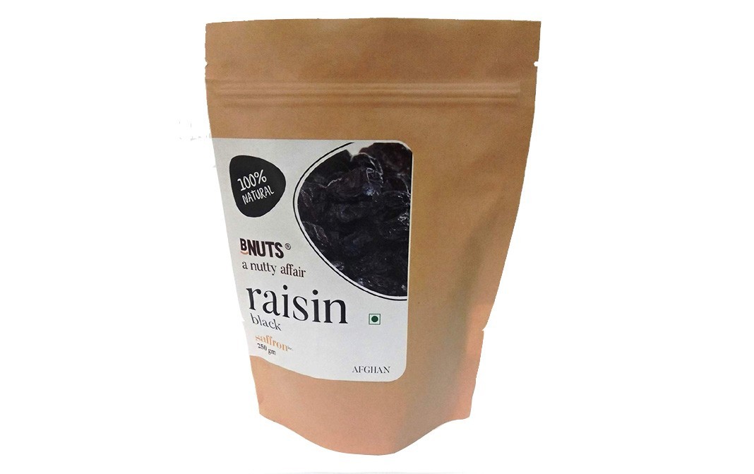 BNuts Raisin Black    Pack  250 grams